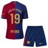 Officiële Voetbalshirt + Korte Broek FC Barcelona Lamine Yamal 19 Thuis 2024-25 - Kids